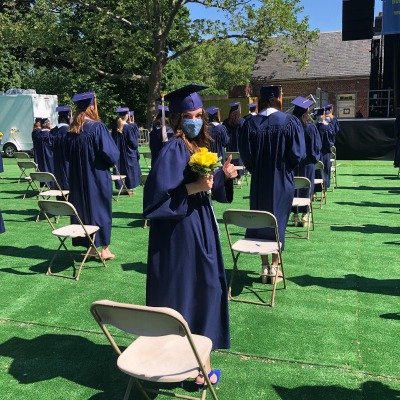 Elliot Anastasia Stephanopoulos graduated from high school in 2021.